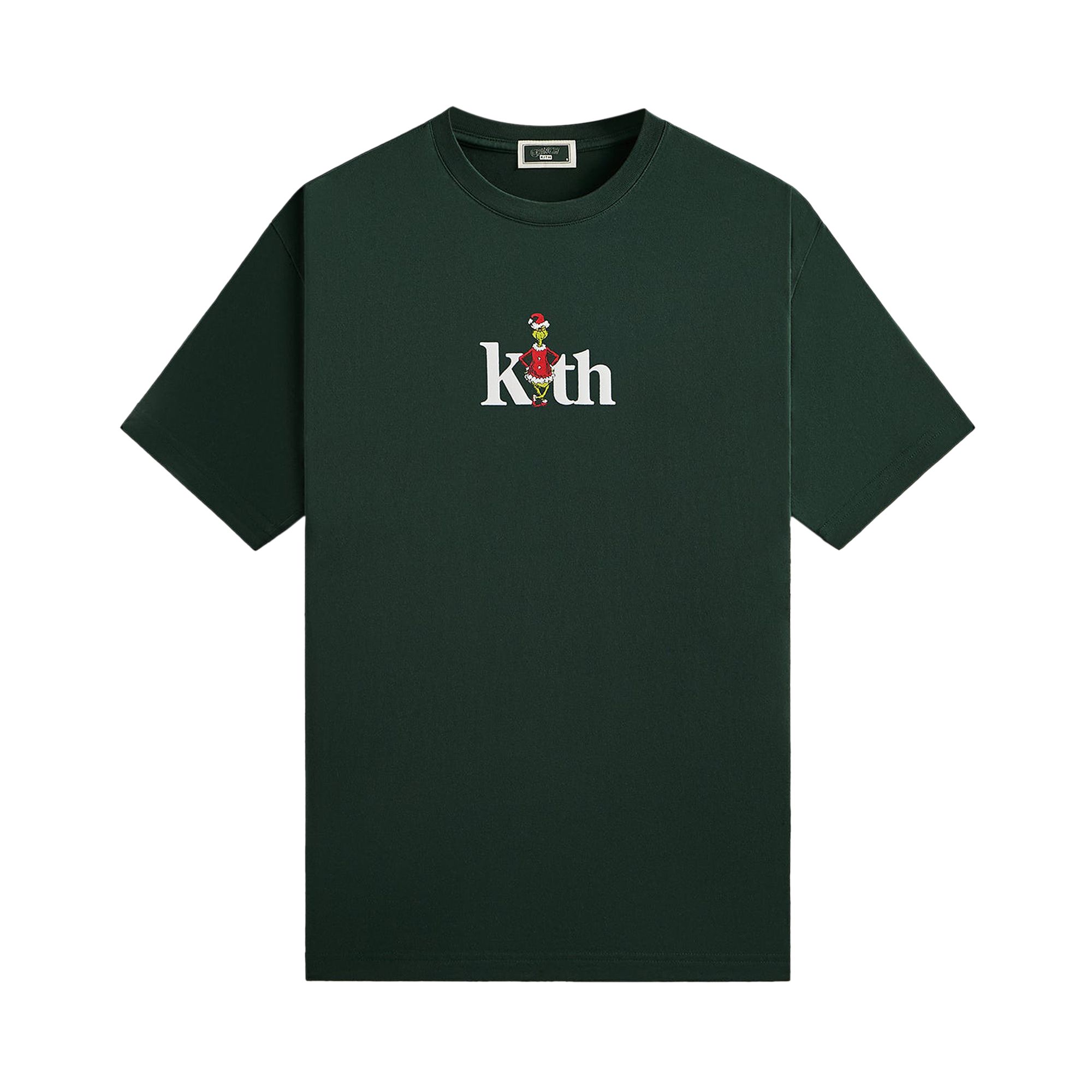 Pre-owned Kith X The Grinch Serif Tee 'stadium' | Green | Men's Size Xl