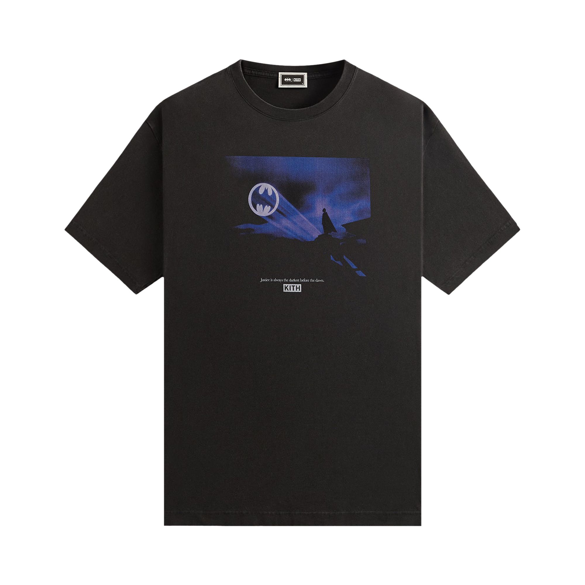 Pre-owned Kith X Batman Justice Vintage Tee 'black' | Men's Size Xs