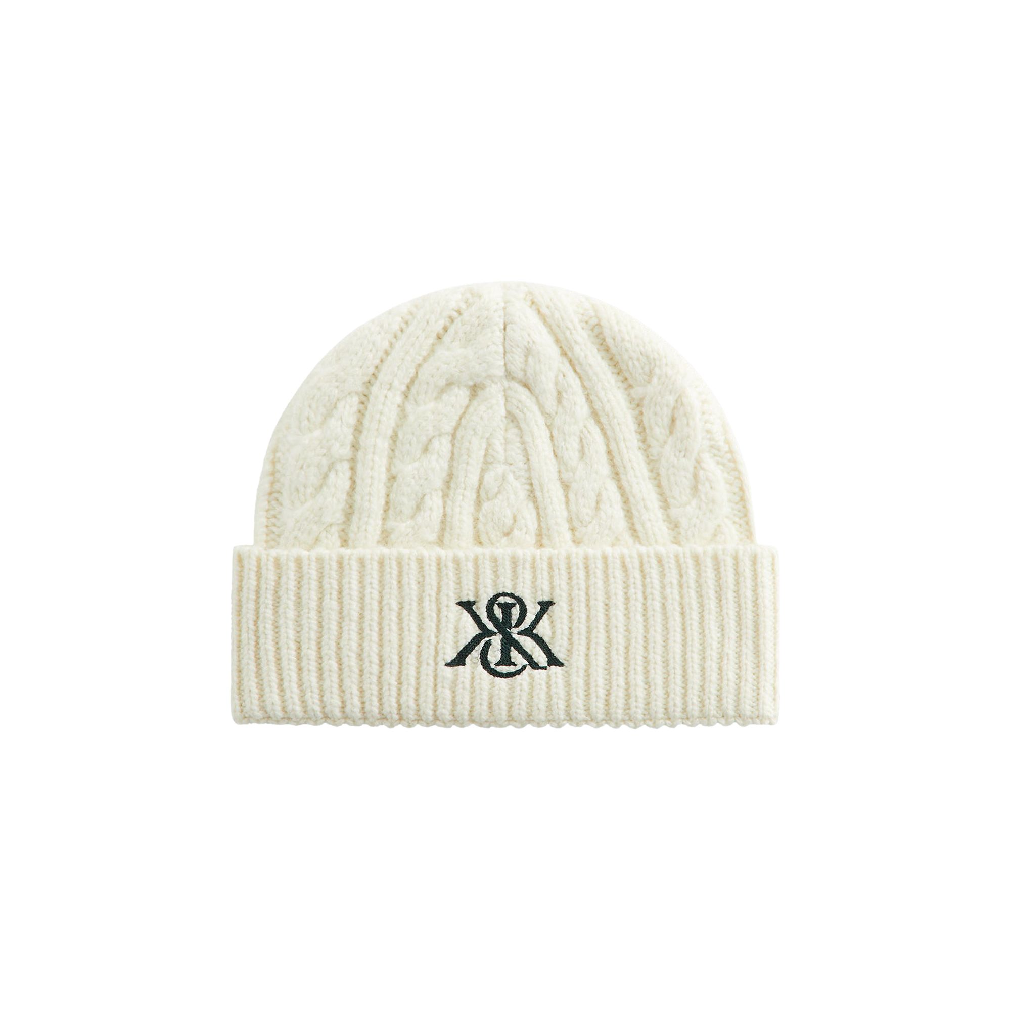 Pre-owned Kith Chainstitch Mia Beanie 'sandrift' | Cream | Men's Size Onesize