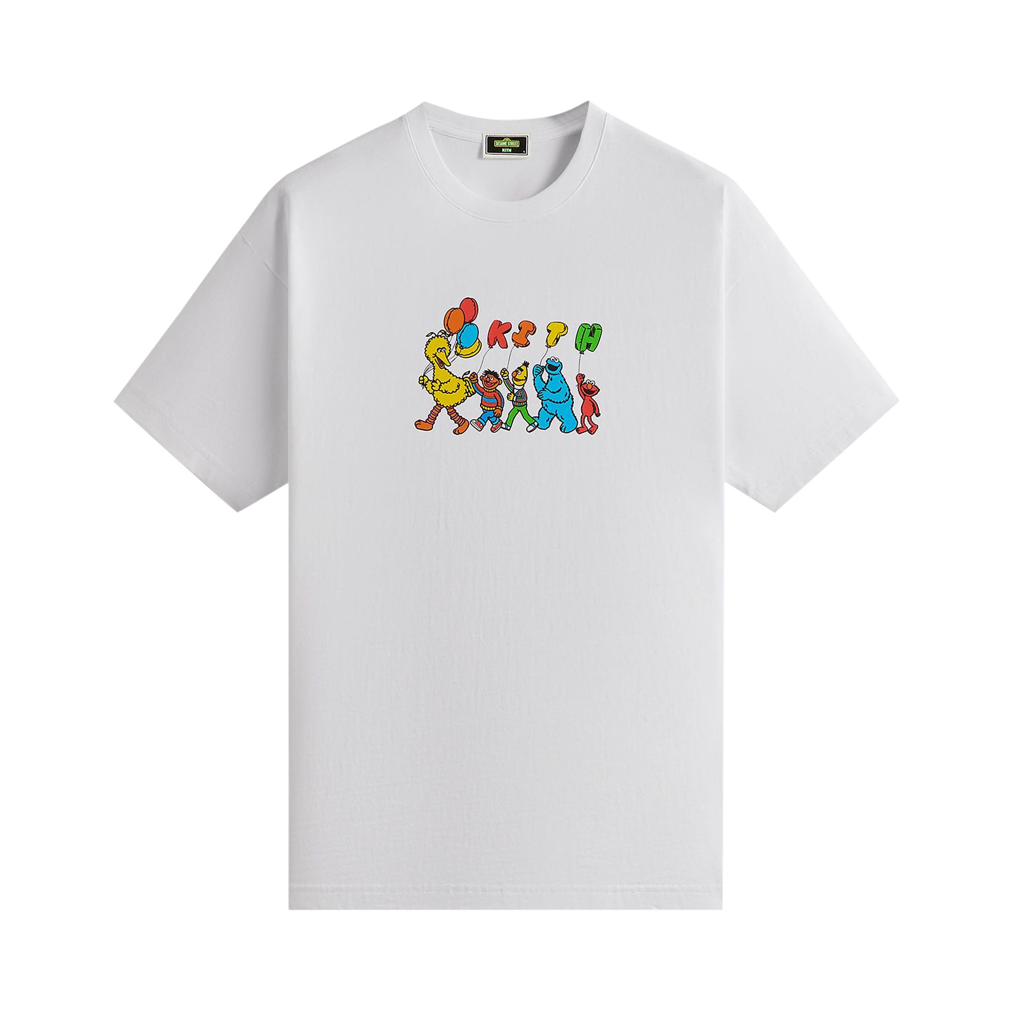 Pre-owned Kith X Sesame Street Balloon Tee 'white' | Men's Size Xl
