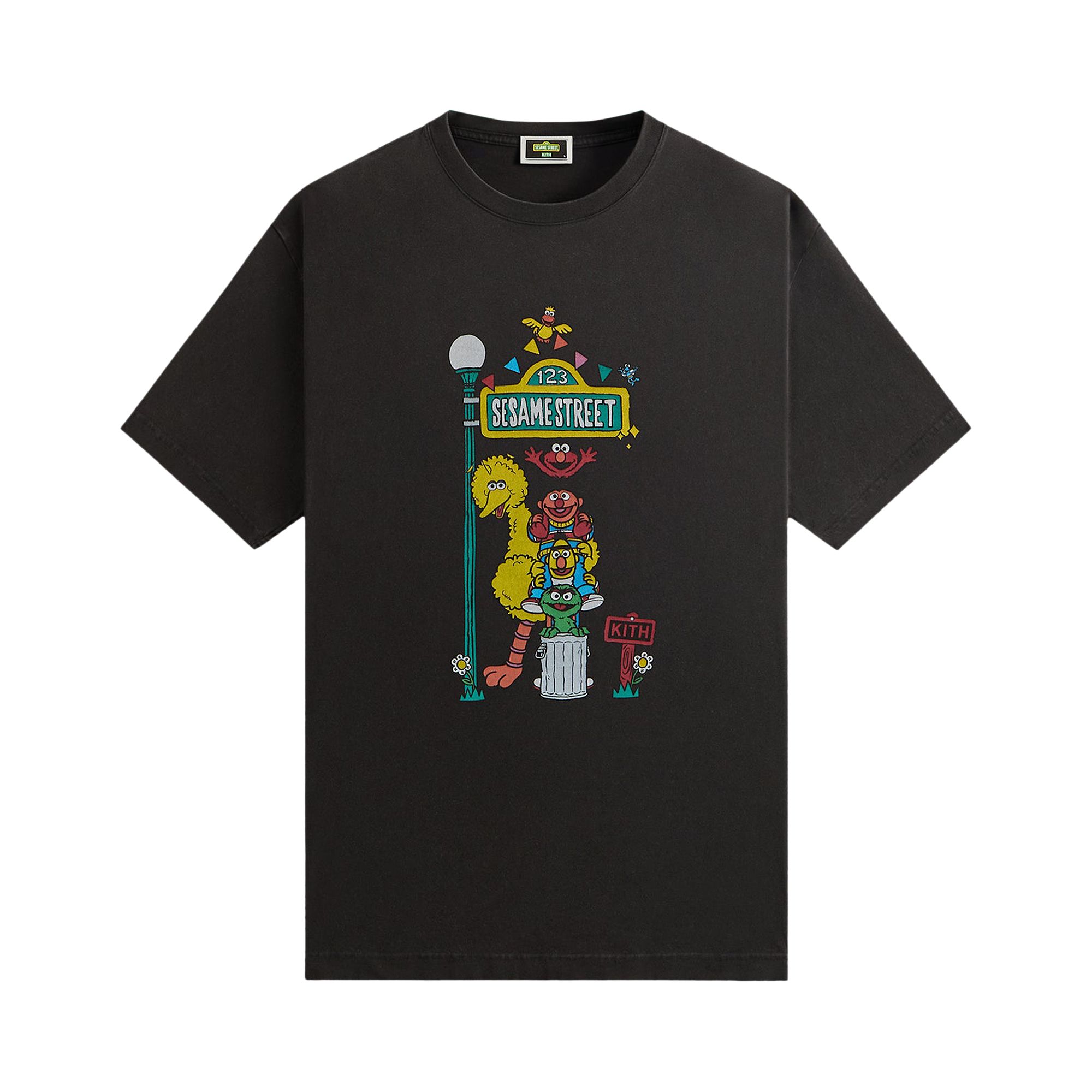 Pre-owned Kith X Sesame Street Lamp Vintage Tee 'black' | Men's Size Xl