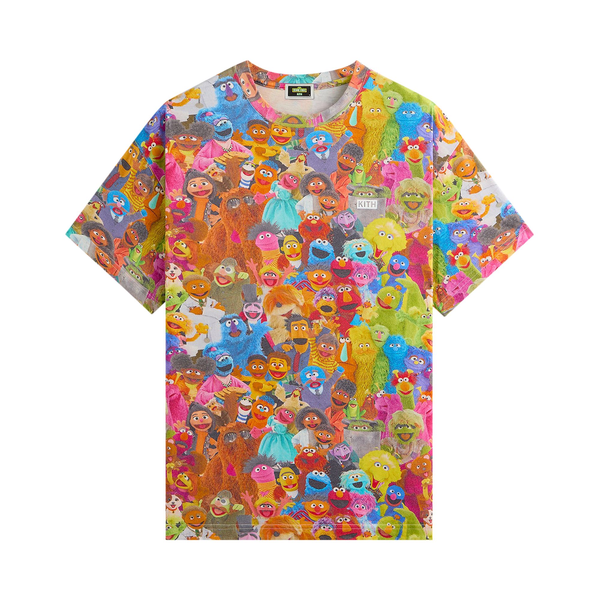 Pre-owned Kith X Sesame Street Family Tee 'multicolor' | Multi-color | Men's Size L