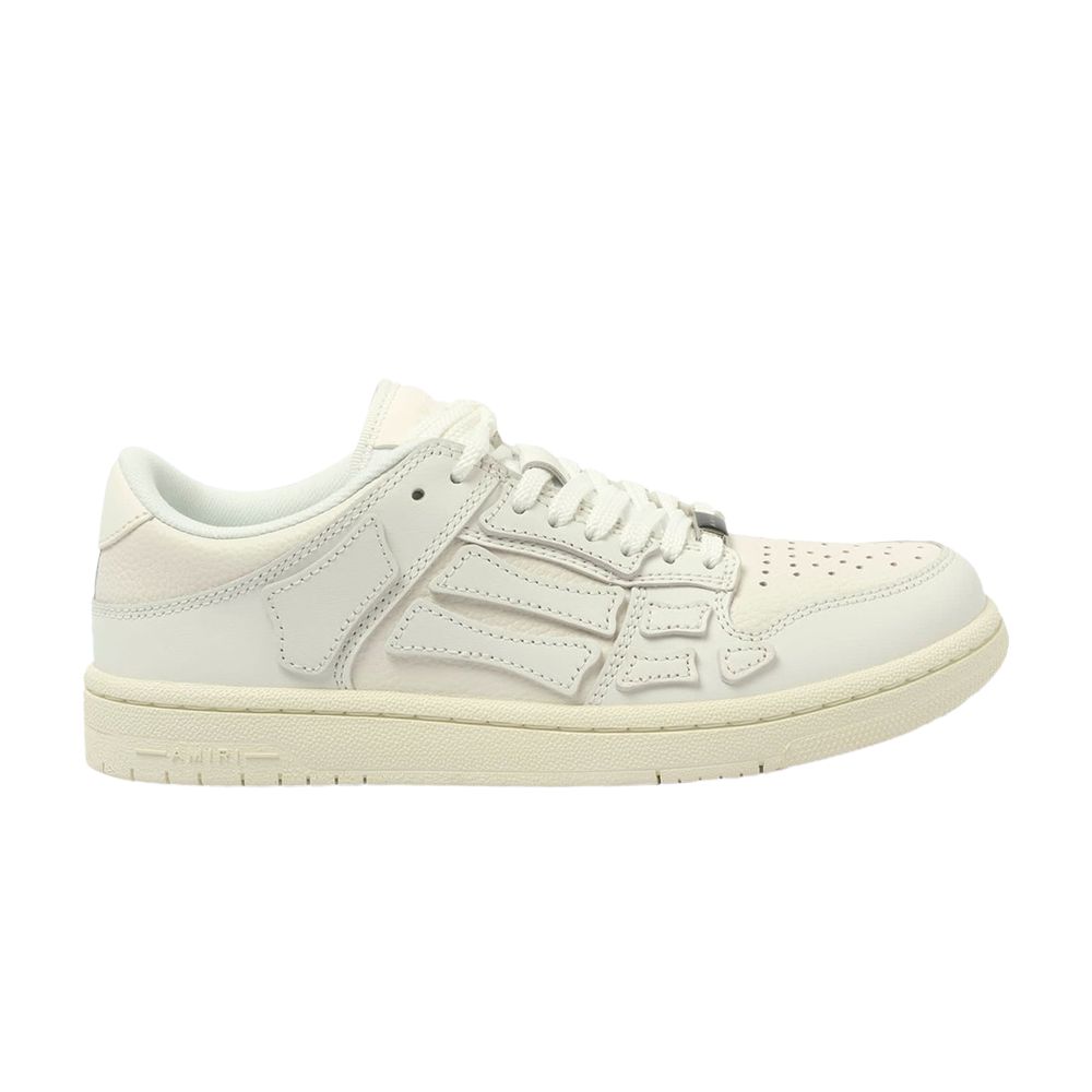 Pre-owned Amiri Wmns Skel Top Low 'white Vintage' | Women's Size 37