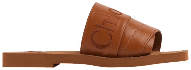 Chloe Wmns Woody Flat Mule Caramel