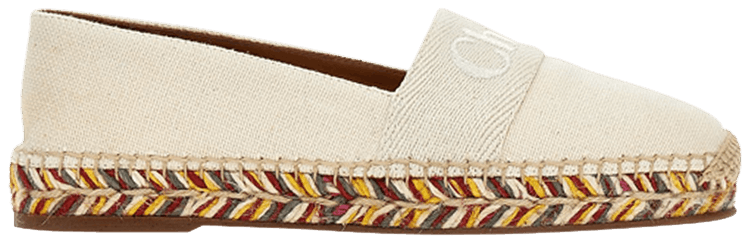 Chloe Wmns Piia Flat Espadrilles Pearly Grey
