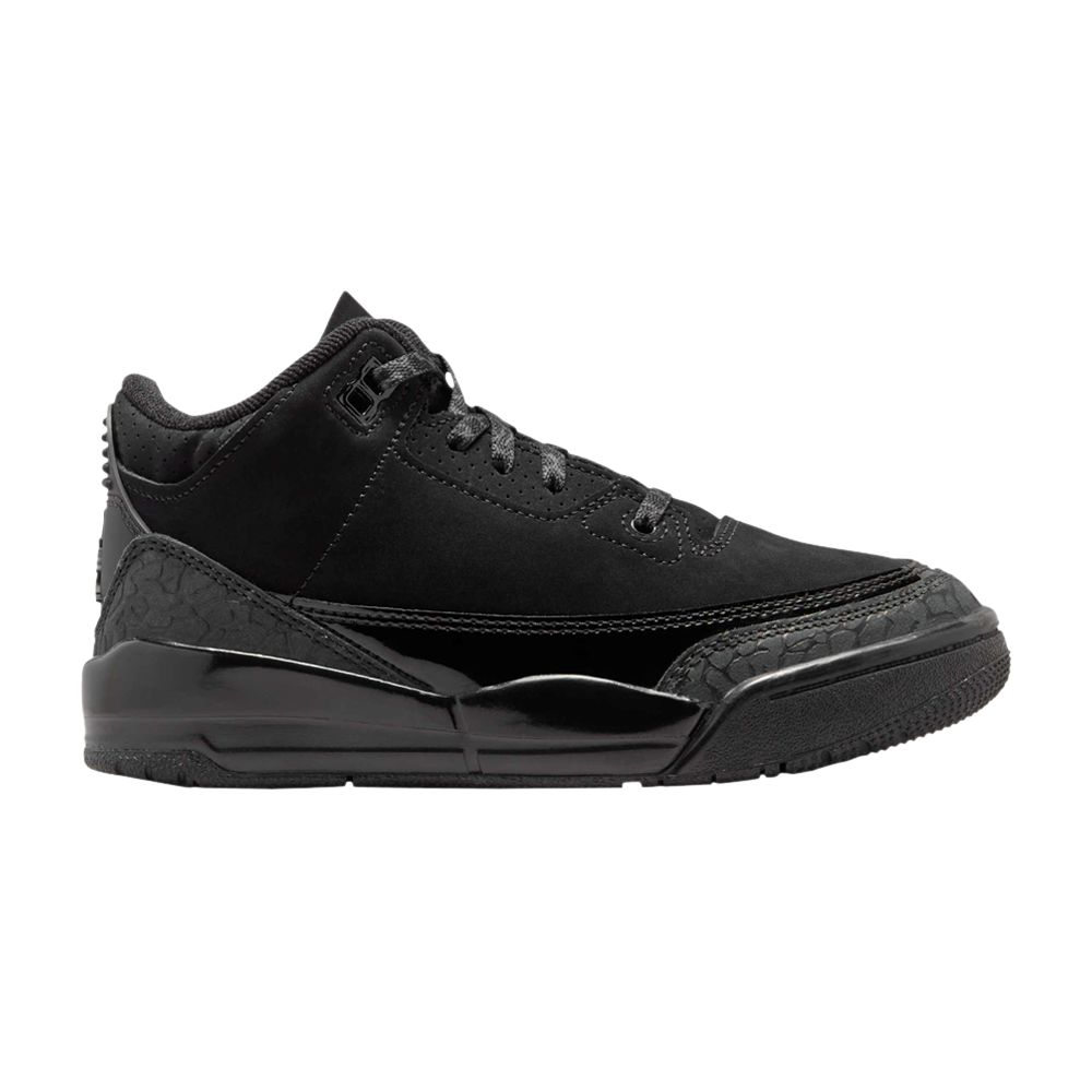 Pre-owned Air Jordan 3 Retro Ps 'black Cat' 2025 | Kid's Size 2.5