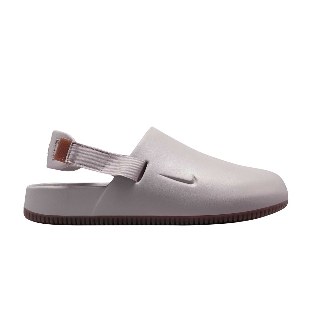 Pre-owned Nike Calm Mule 'college Grey Gum' | Men's Size 8 In Gray