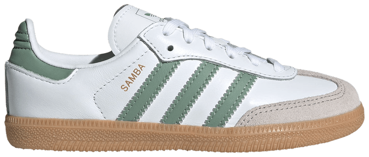 Buy Samba OG C 'White Silver Green' - JP5483 | GOAT