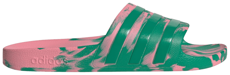 Adidas Adilette Aqua Slide Bliss Pink Court Green
