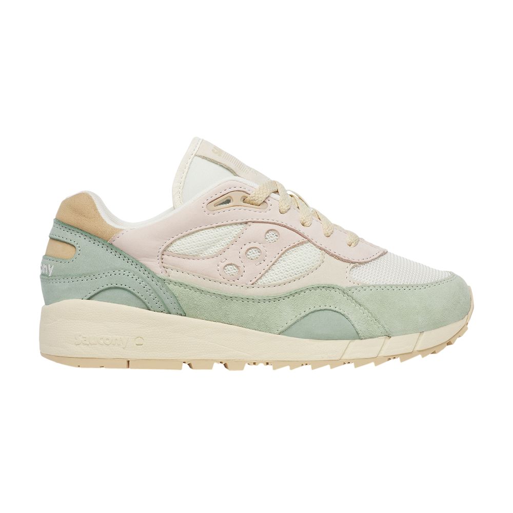 Pre-owned Saucony Shadow 6000 'off White Light Green' | Cream | Men's Size 5