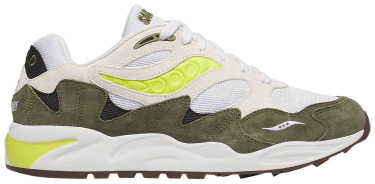 Saucony Grid Shadow 2 Essential White Green