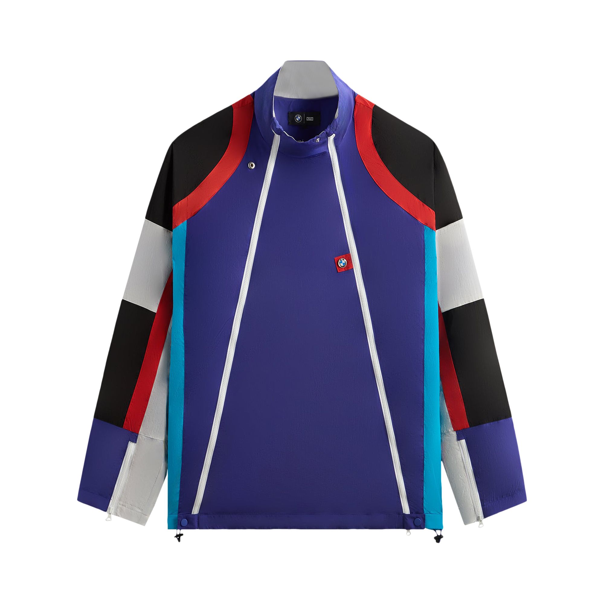 Pre-owned Kith X Bmw Racing Track Jacket 'sonam' | Blue | Men's Size Xxl