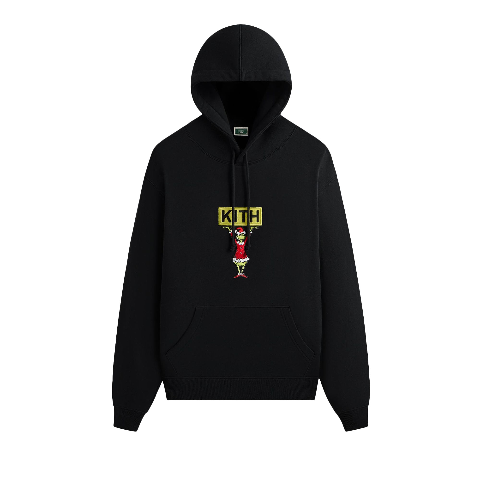 Pre-owned Kith X The Grinch Classic Logo Williams Iii Hoodie 'black Beauty' | Men's Size Xl