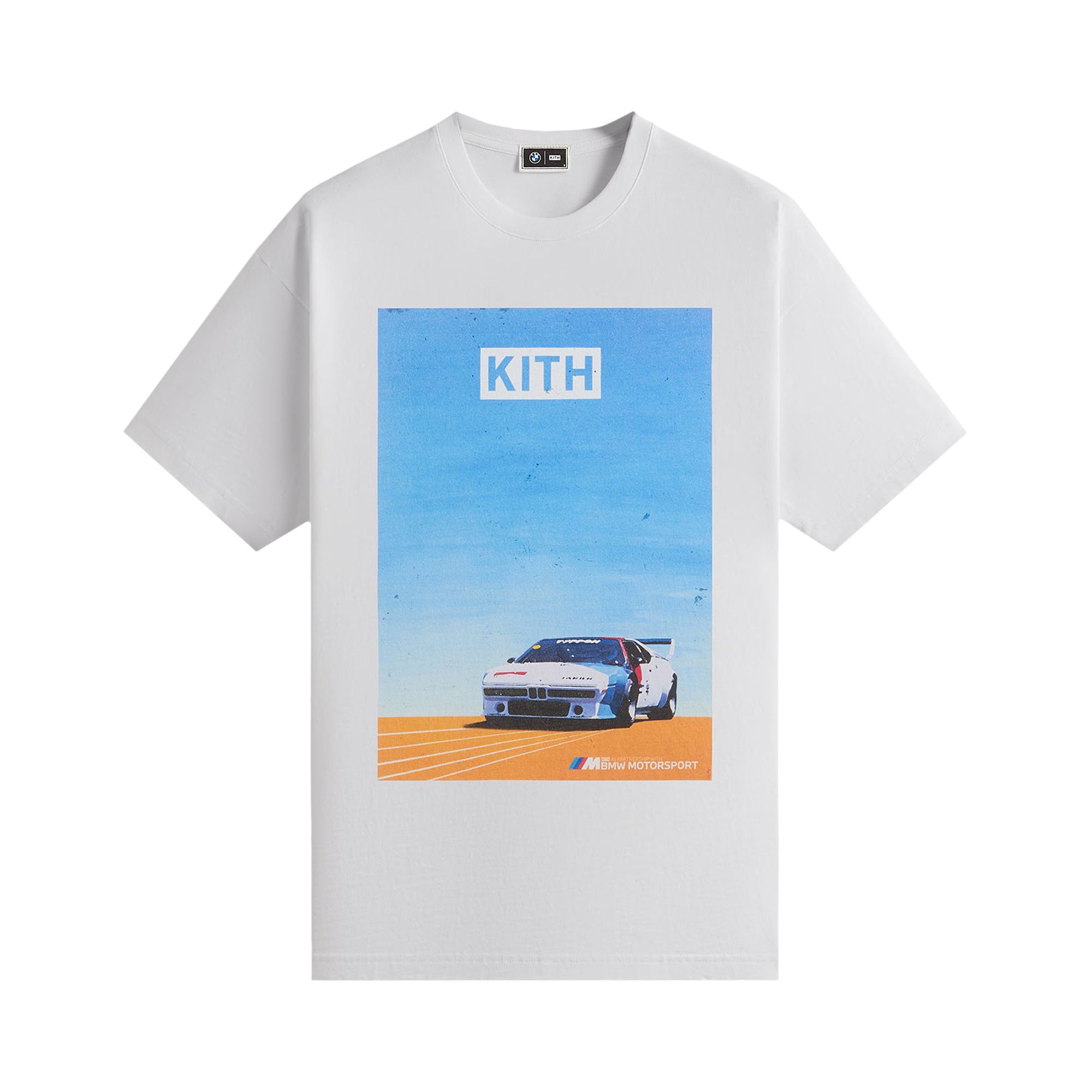 Pre-owned Kith X Bmw Retro Vintage Tee 'white' | Men's Size Xs