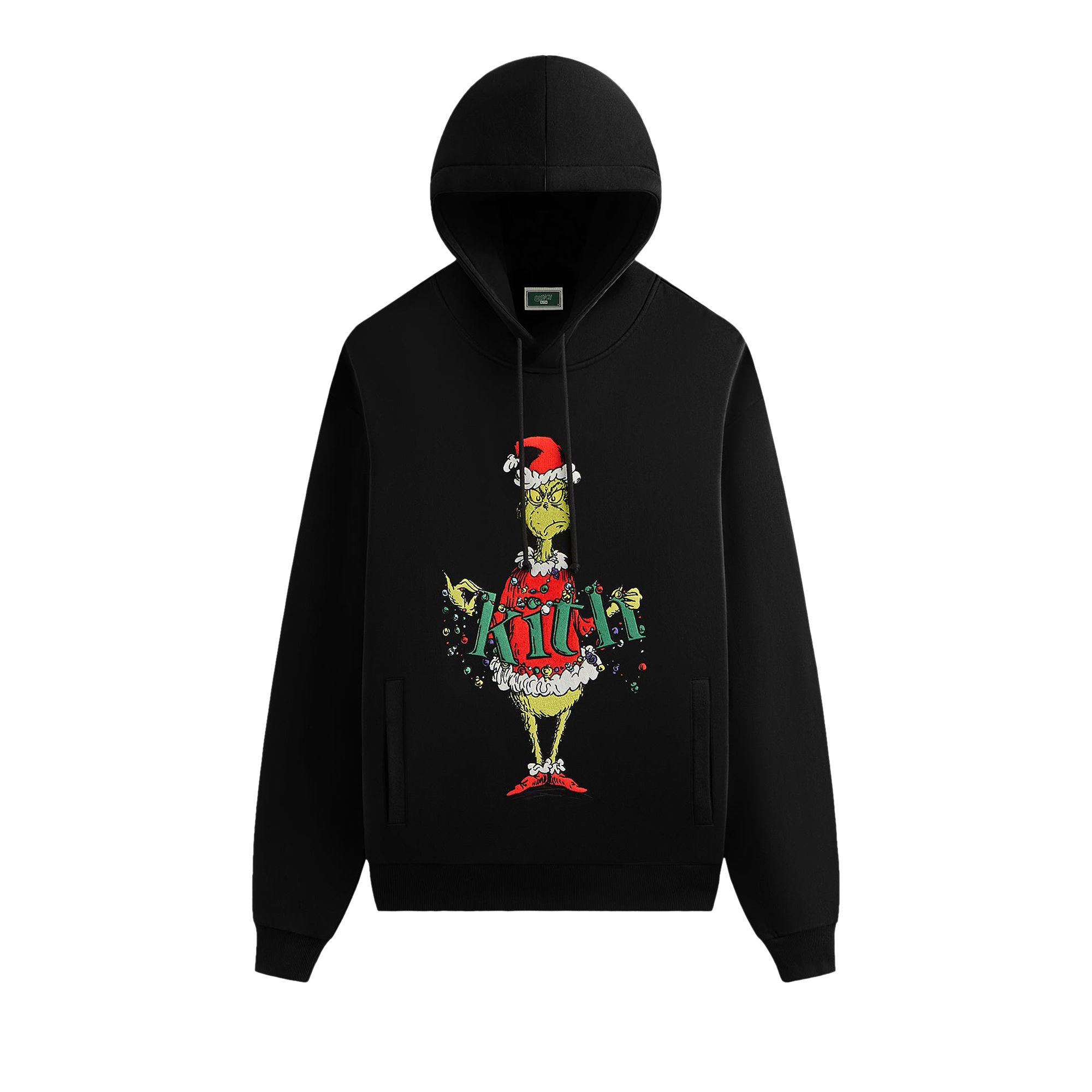 Pre-owned Kith X The Grinch Ornament Williams Iii Hoodie 'black' | Men's Size L