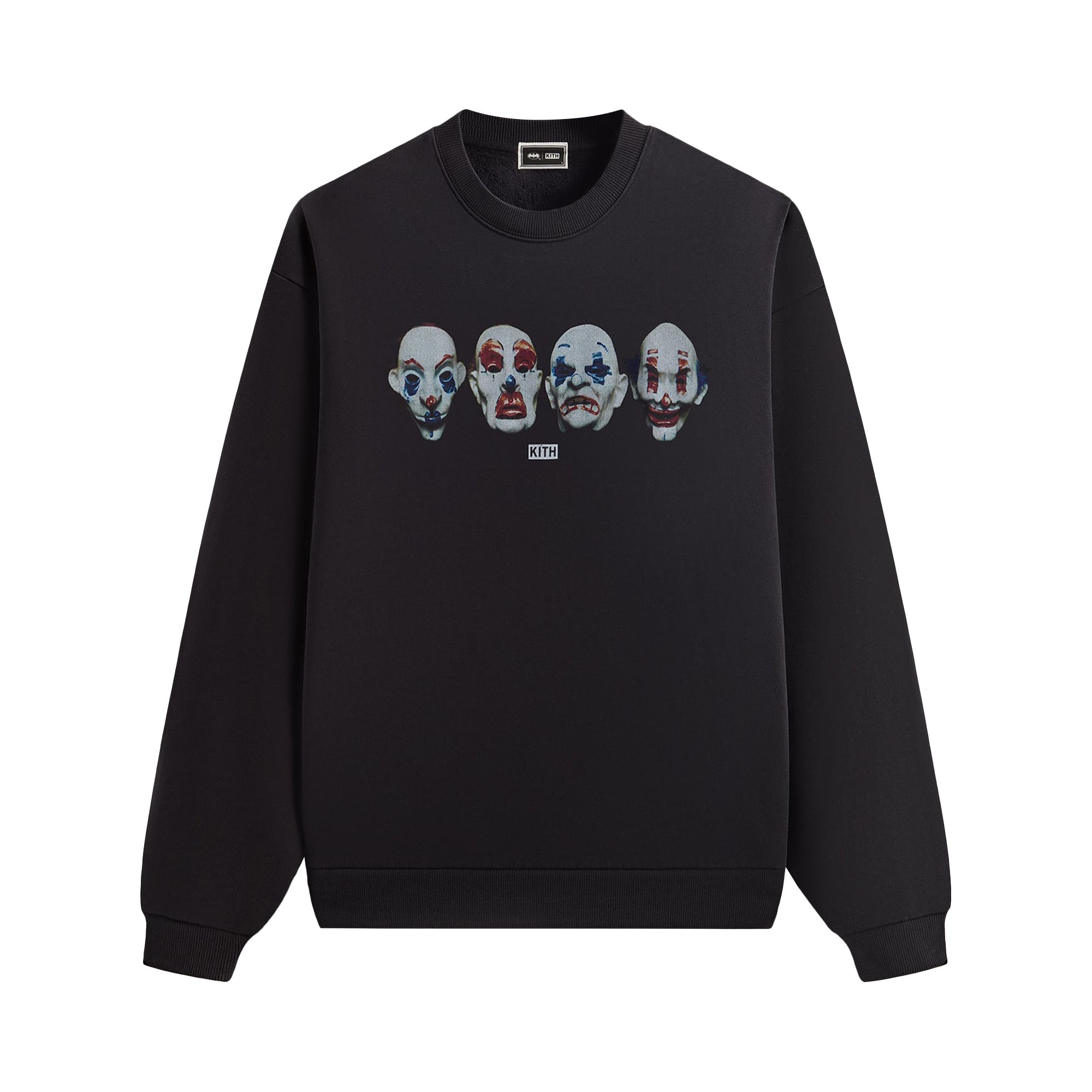 Pre-owned Kith X Batman Thugs Vintage Nelson Crewneck 'black' | Men's Size Xxl
