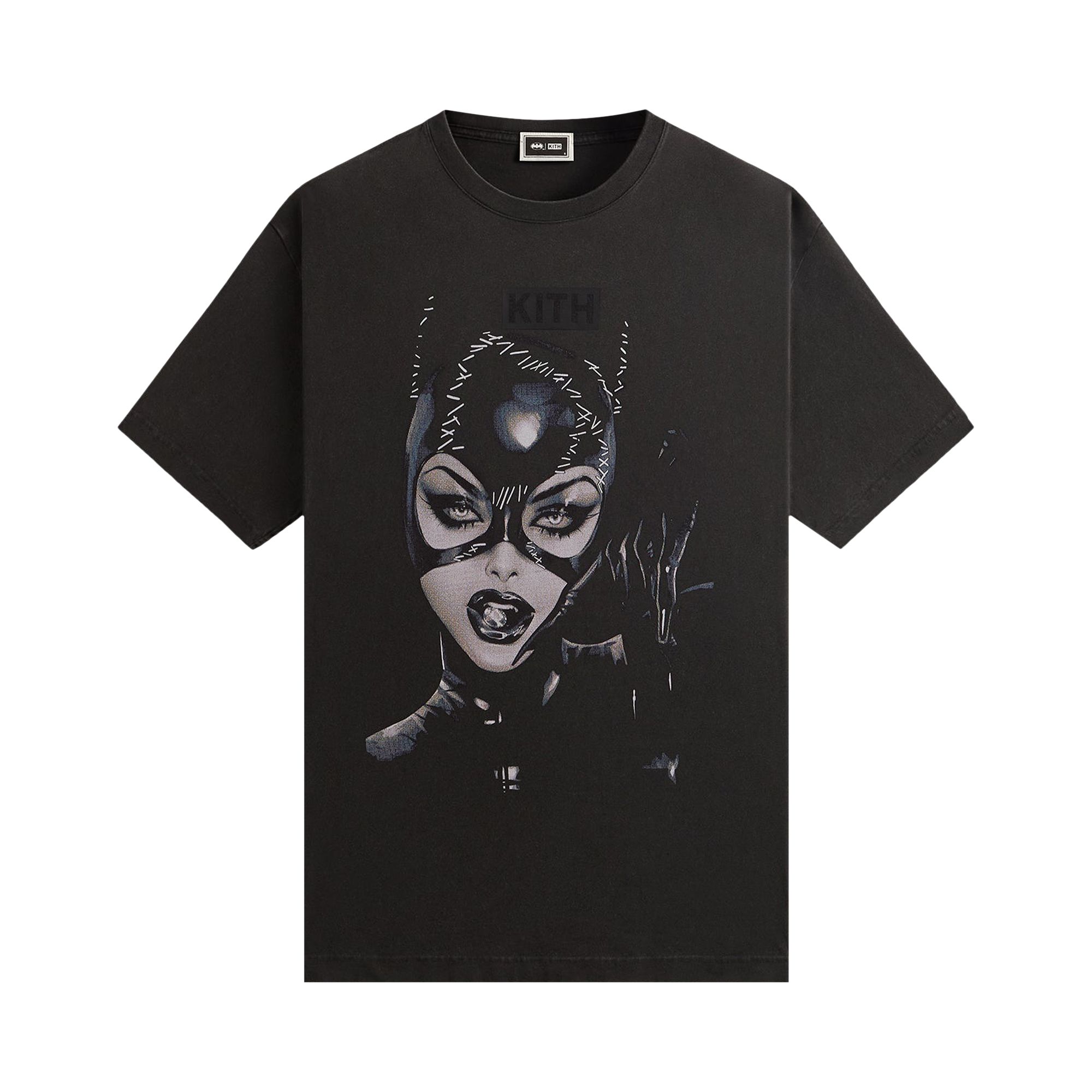 Pre-owned Kith X Batman Selina Kyle Vintage Tee 'black' | Men's Size S
