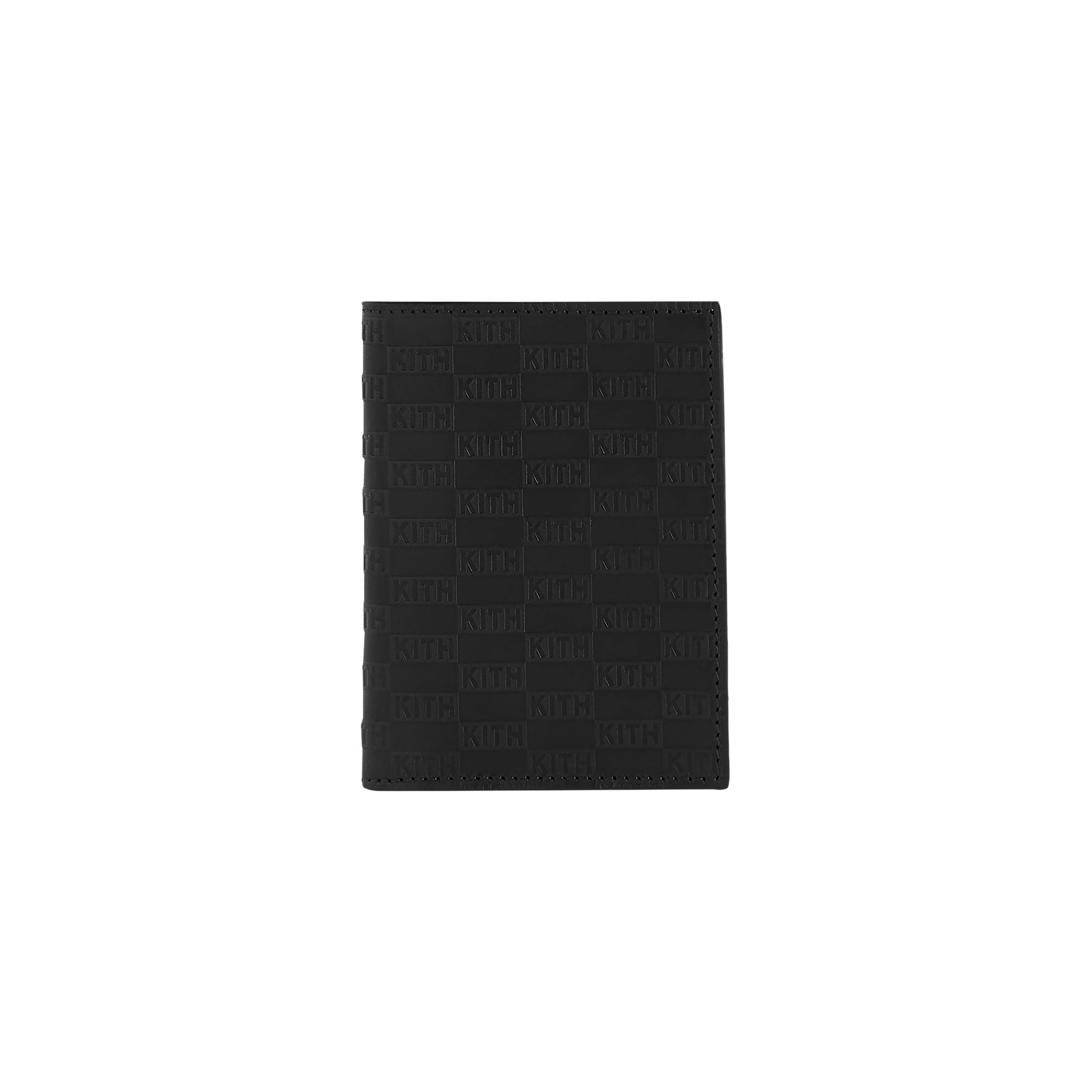Pre-owned Kith Monogram Bi-fold Wallet 'black' | Men's Size Onesize