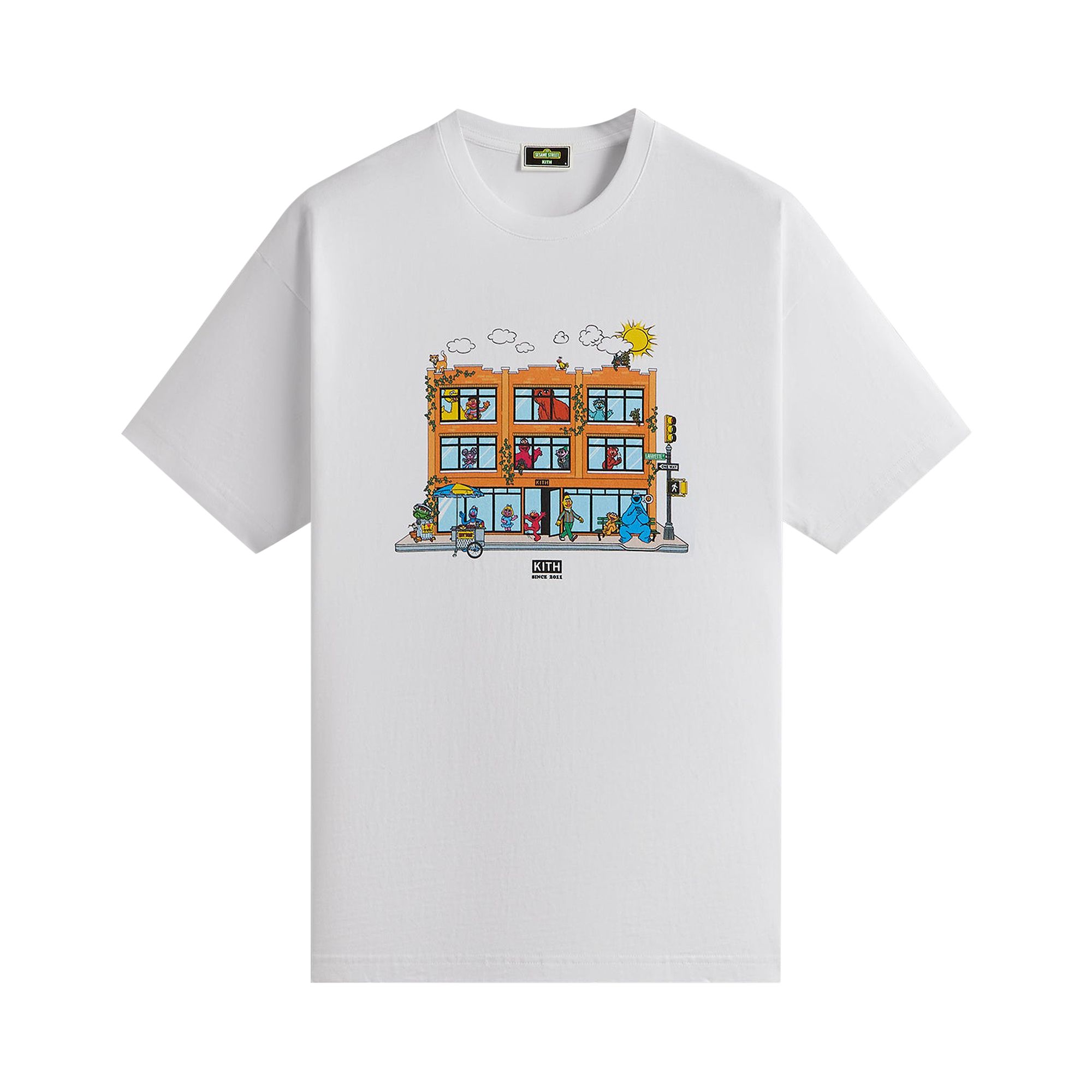 Pre-owned Kith X Sesame Street Store Tee 'white' | Men's Size Xl