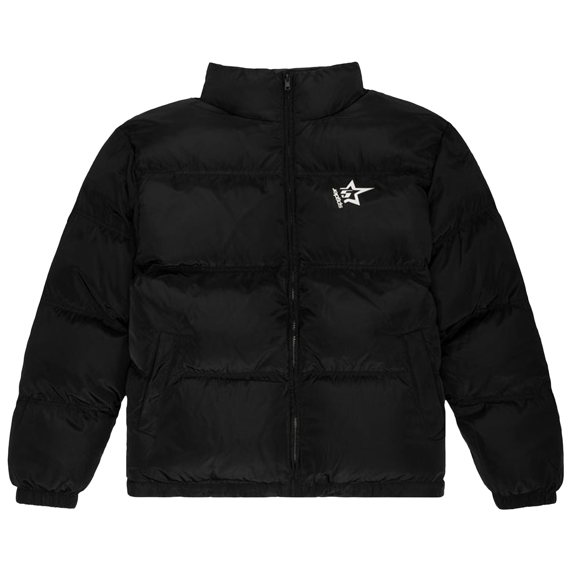 Pre-owned Sp5der 5star Puffer Jacket 'black' | Men's Size M