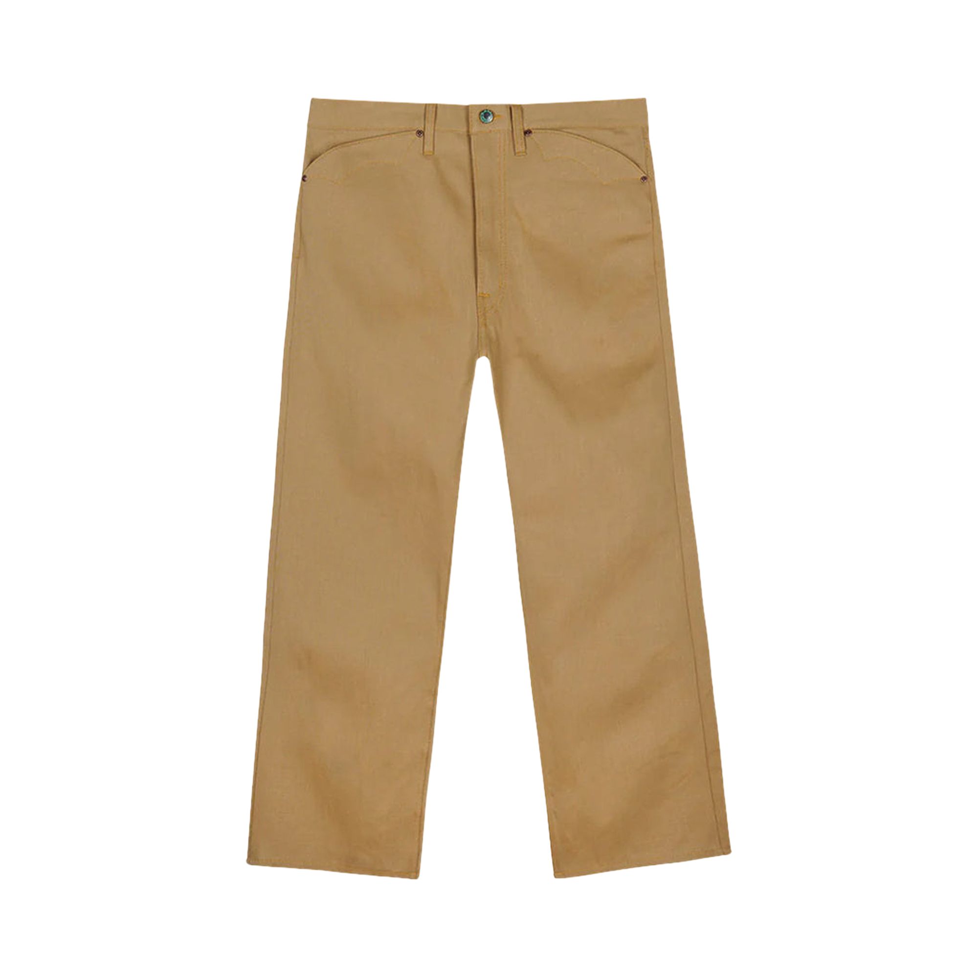Pre-owned Brain Dead Selvedge Nihon Menpu Bull Denim 'tan' | Men's Size 30