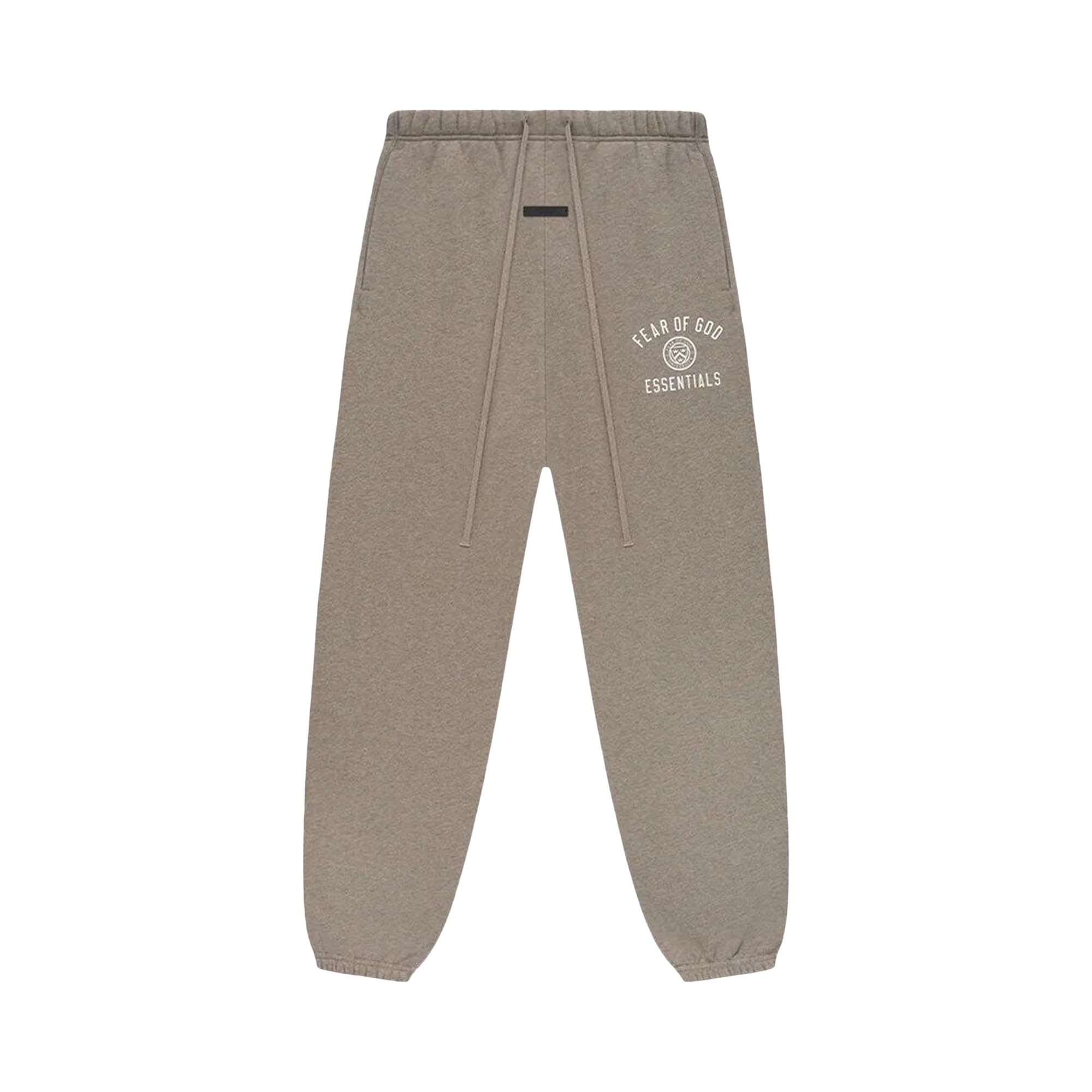 Pre-owned Essentials Fear Of God  Fleece Sweatpants 'heather Grey' | Men's Size Xs