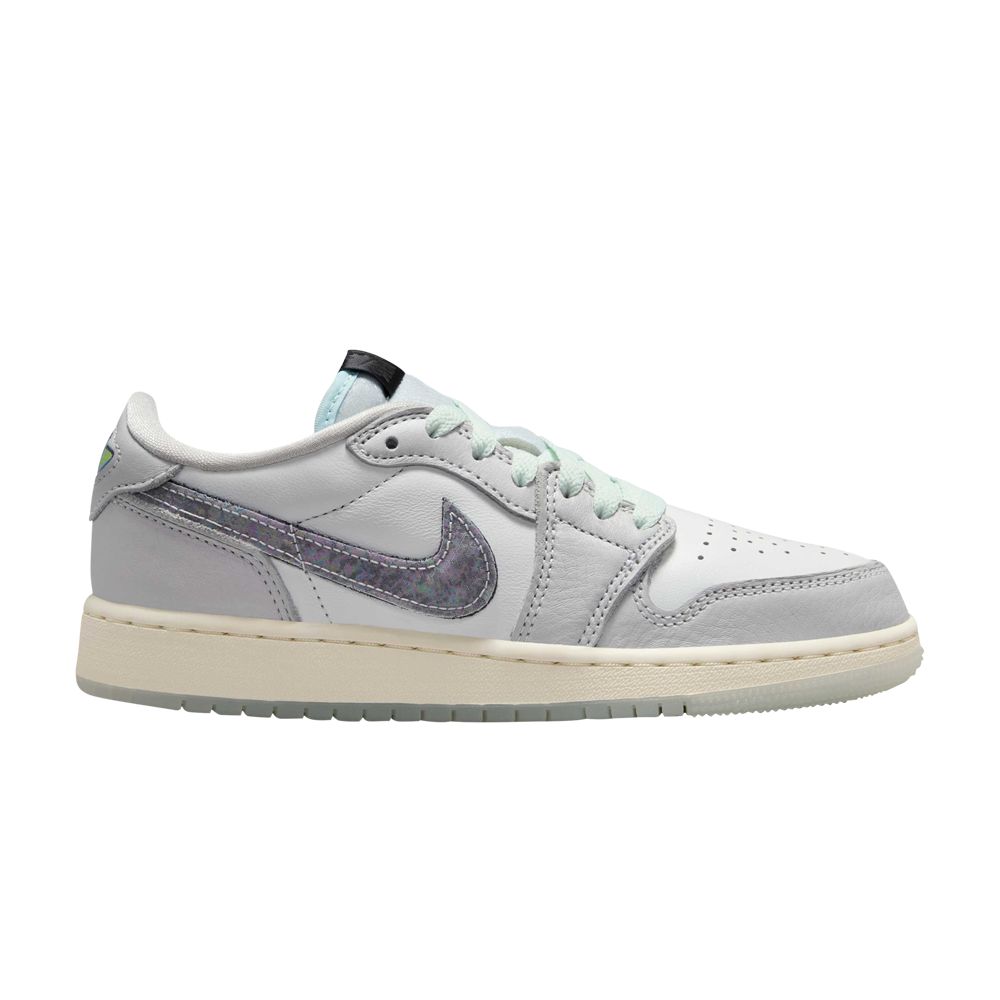 Air Jordan 1 Retro Low OG GS 'Year of the Snake' | Grey | Kid's Size 6 - HF3207-100
