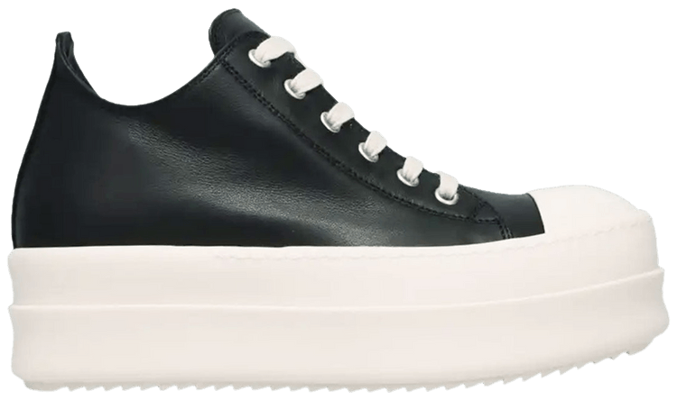 RICK OWENS | LOW SNEAKERS LPO BLACK/MILK (WOMEN) スニーカー Buy Rick Owens Wmns Hollywood Low 'Black Milk' - RP01E7876
