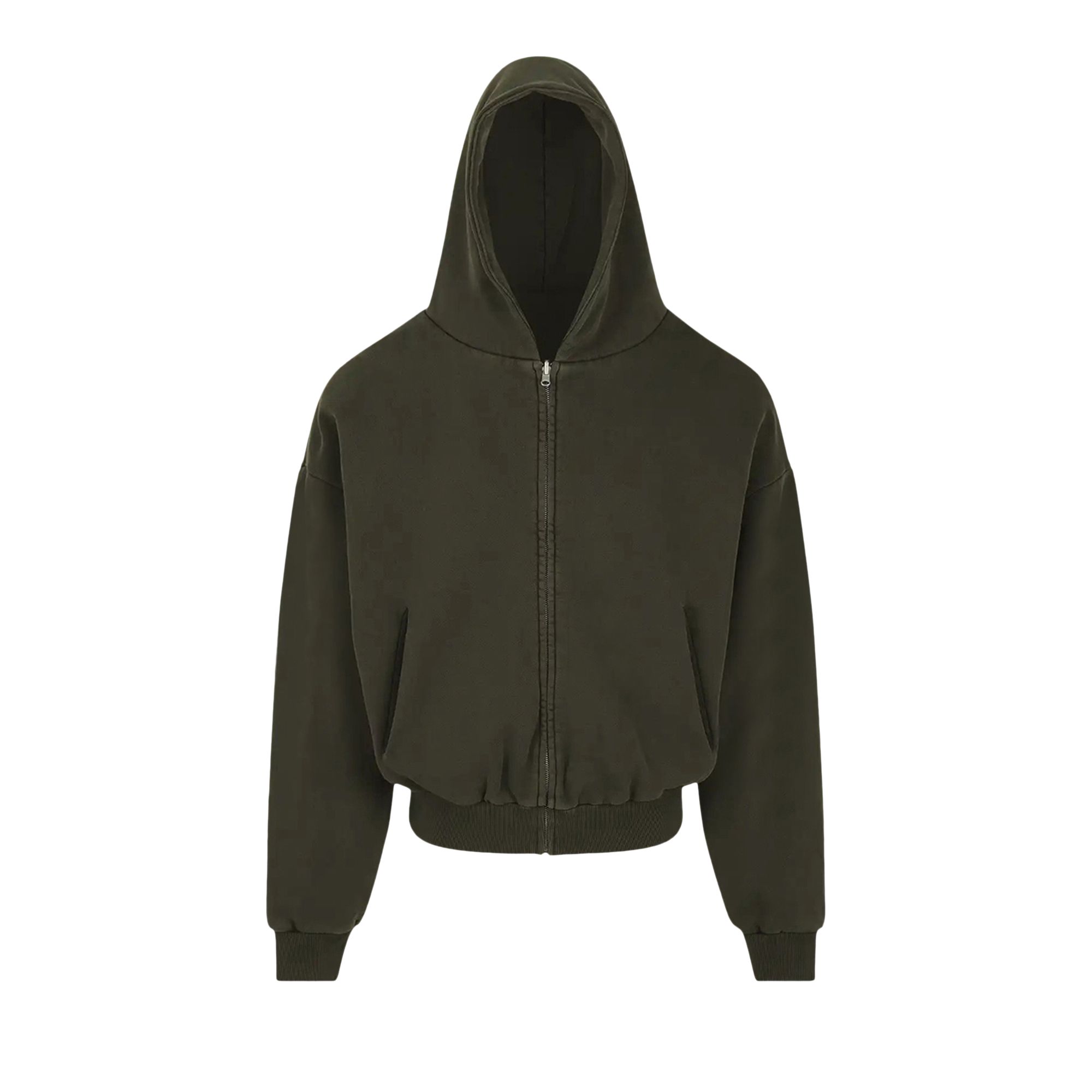 Pre-owned Entire Studios Thermal Hoodie 'military' | Green | Men's Size Xs