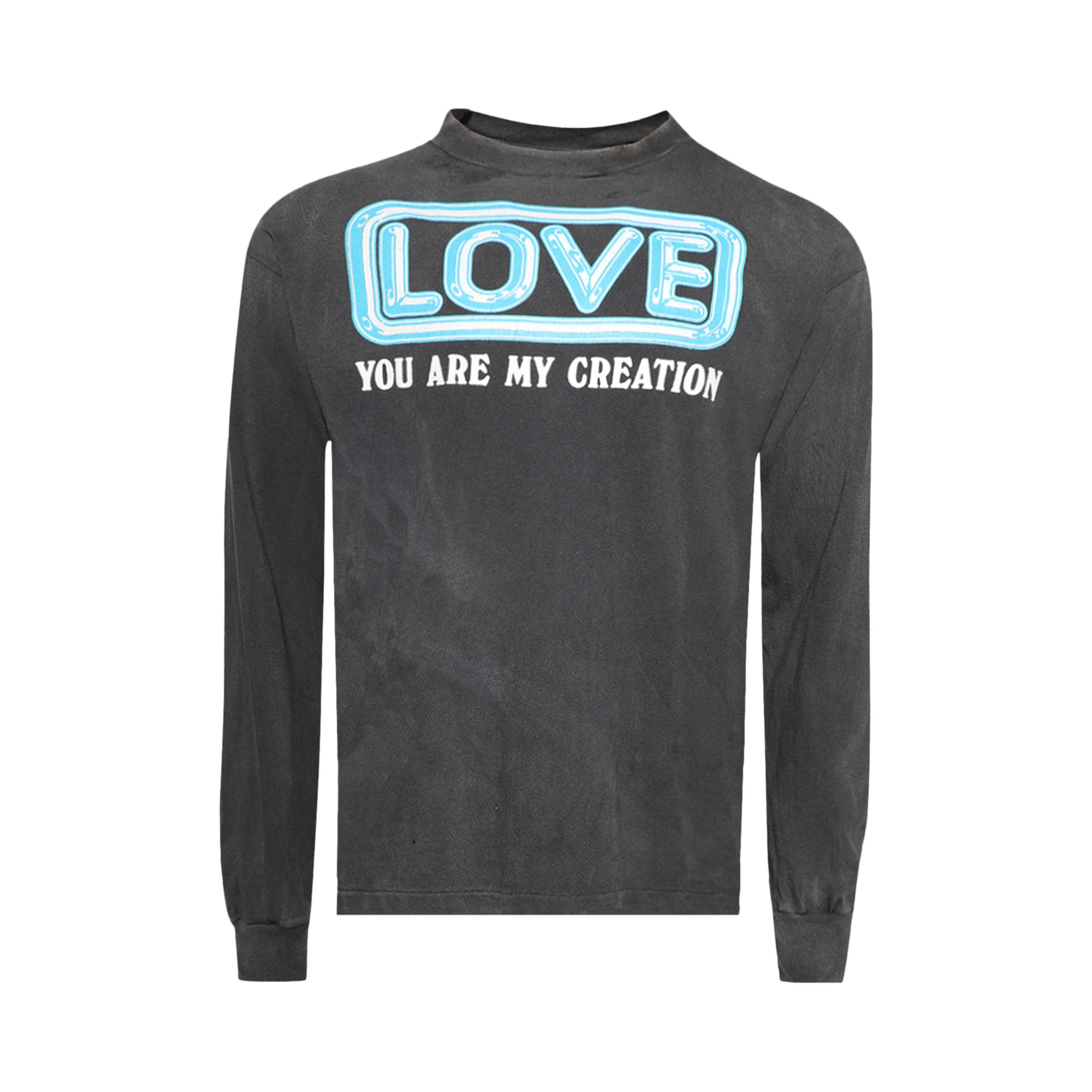 Pre-owned Saint Mxxxxxx Love Long-sleeve Tee 'black' | Men's Size M