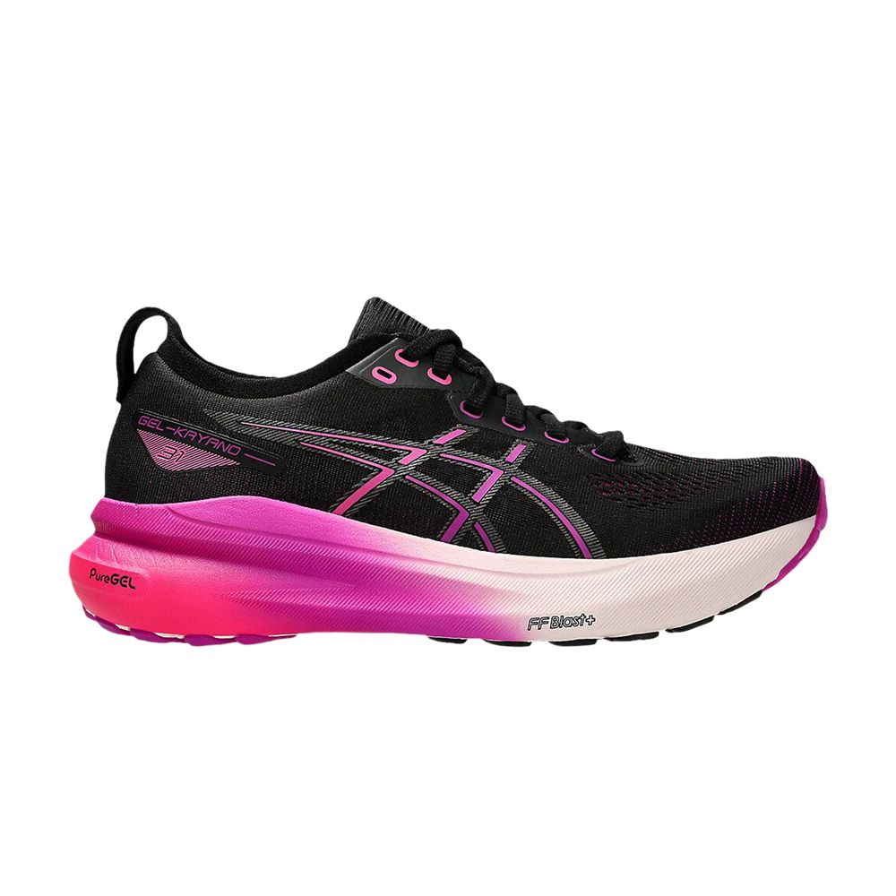 ASICS Wmns Gel Kayano 31 Wide 'Black Bold Magenta' | Women's Size 6 - 1012B671-003