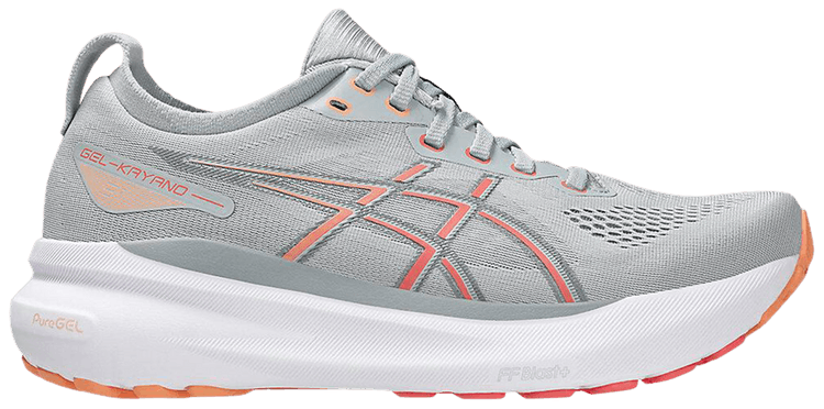 ASICS Wmns Gel Kayano 31 Wide Piedmont Grey Papaya