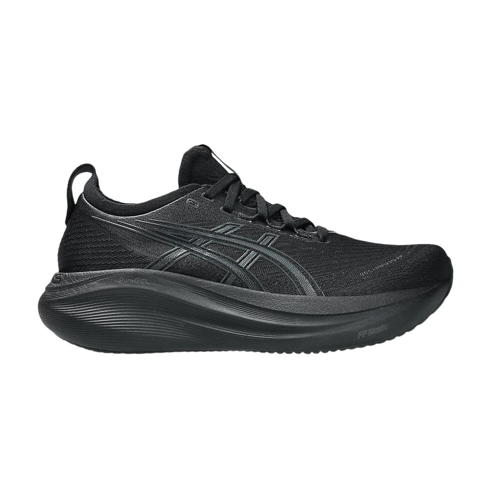 ASICS Wmns Gel Nimbus 27 Wide 'Black Graphite Grey' | Women's Size 6.5 - 1012B752-001