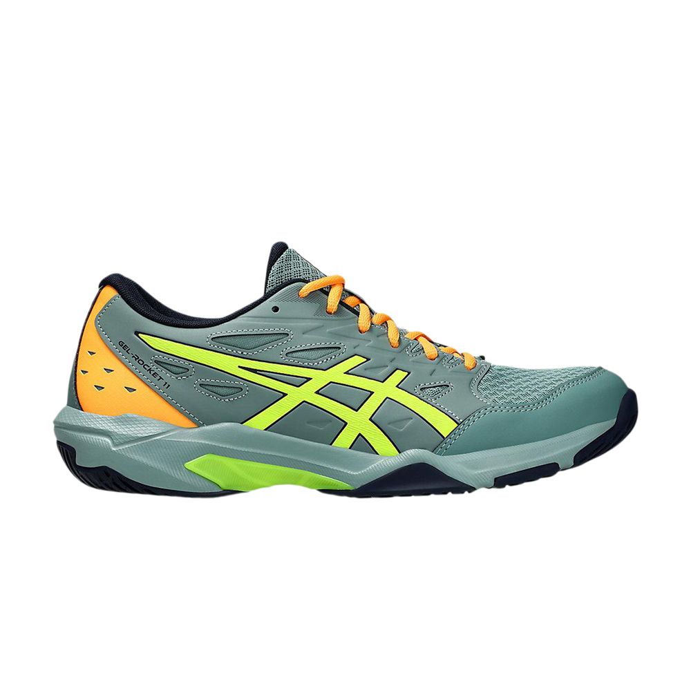 ASICS Gel Rocket 11 'Celadon Safety Yellow' | Green | Men's Size 12 - 1071A091-300
