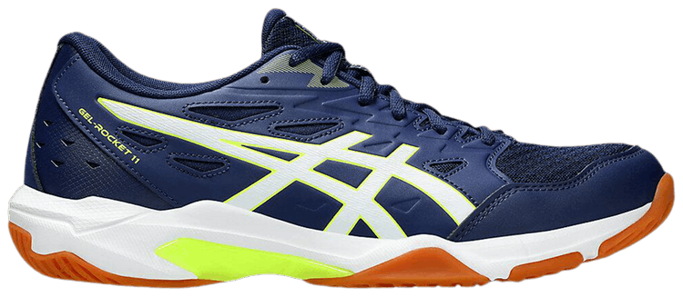 Asics Gel Rocket 11 Blue Expanse Safety Yellow