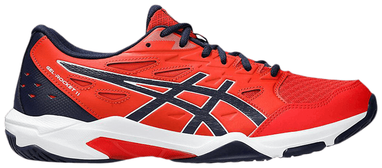 ASICS Gel Rocket 11 Fiery Red Peacoat