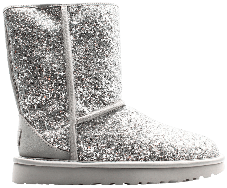 Wmns Classic Short Cosmos Glitter   Silver