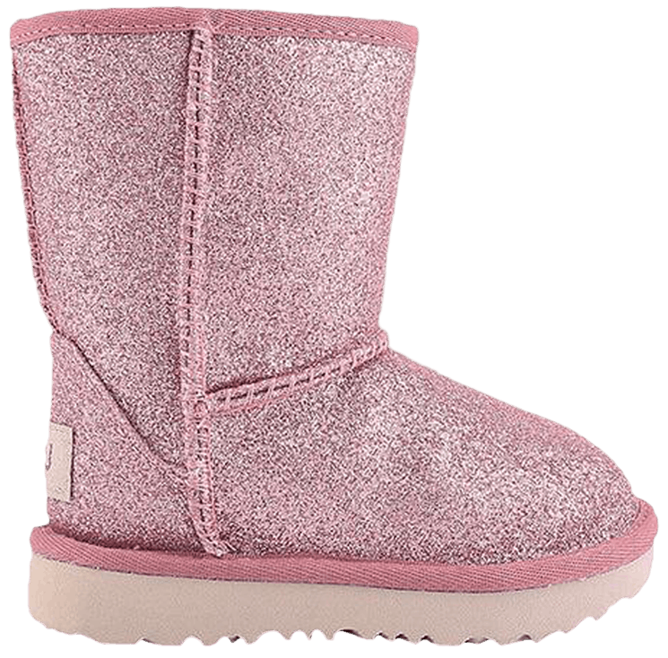 UGG Classic Short II Kids Glitter   Pink
