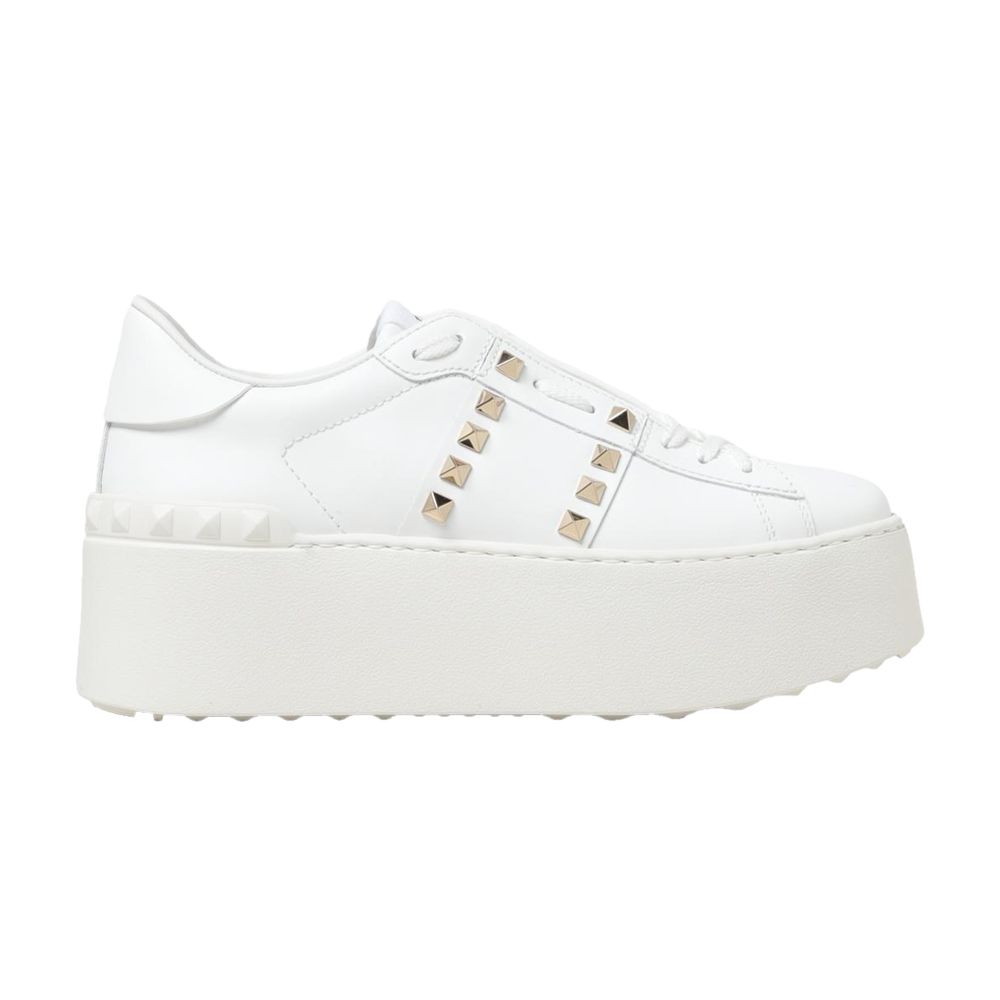 Pre-owned Valentino Garavani Valentino Valentino Wmns Rockstud Platform 'untitled - White' | Women's Size 38.5