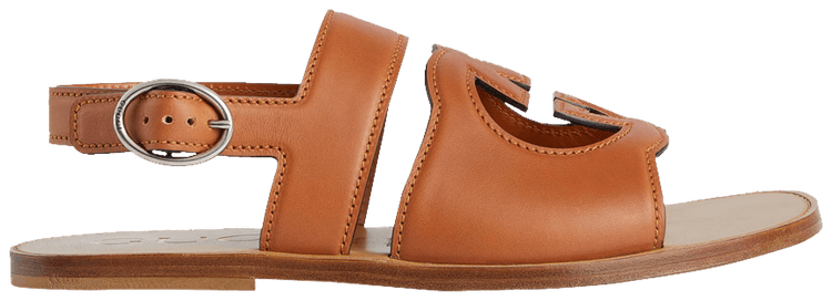 Gucci Sandal Interlocking G   Brown