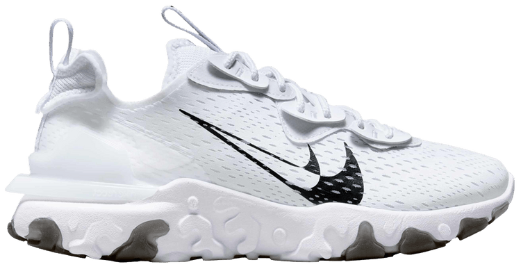 Nike Wmns React Vision Double Swoosh   White Black