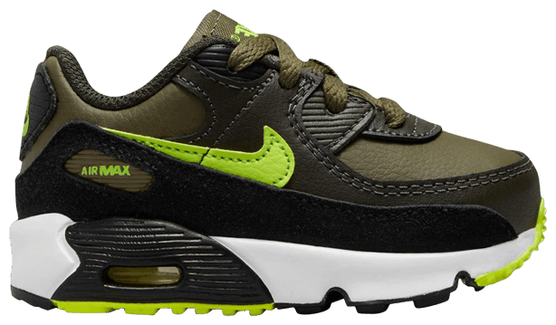 Nike Air Max 90 Leather TD Medium Olive Volt
