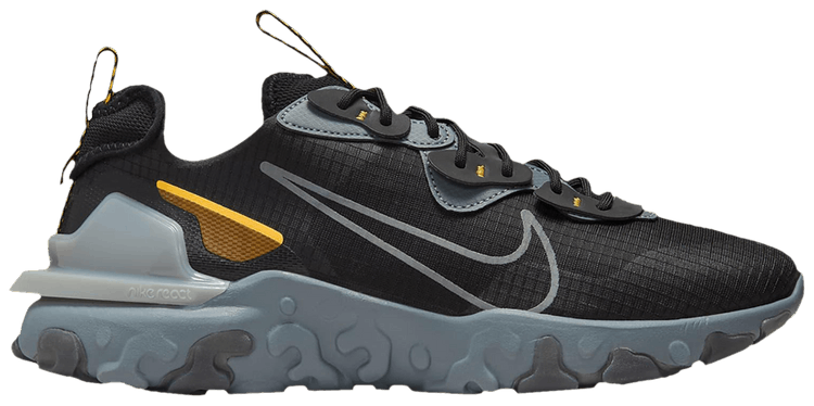 Nike React Vision Black Laser Orange Cool Grey