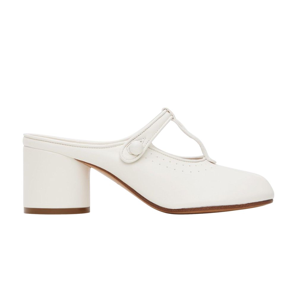 Pre-owned Maison Margiela Wmns Tabi Mary Jane Mule 'marshmallow' | White | Women's Size 40
