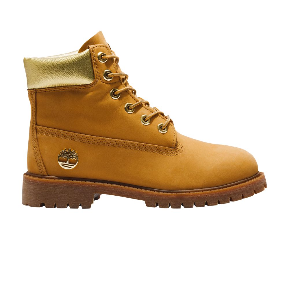 Pre-owned Timberland 6 Inch Premium Boot Junior 'wheat Gold' | Tan | Kid's Size 4.5