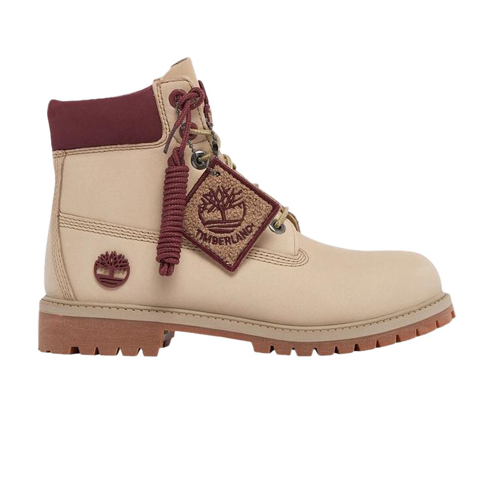 Pre-owned Timberland 6 Inch Premium Boot 'varsity Chenille - Port Lemon Pepper' | Grey | Men's Size 5 In Gray