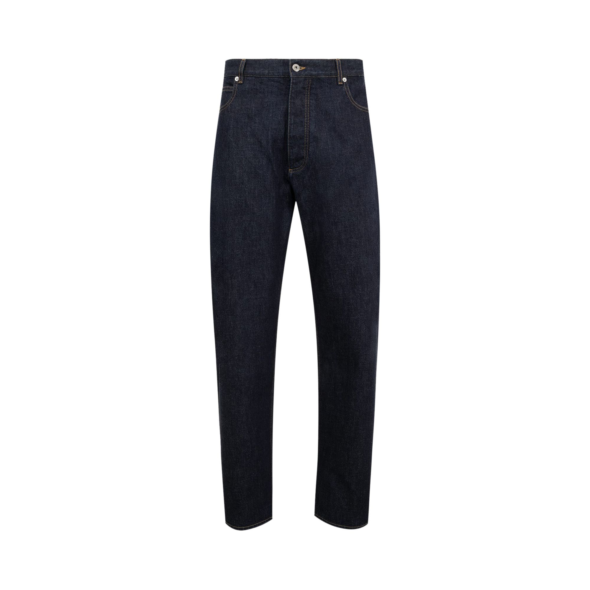 Pre-owned Bottega Veneta Denim Trousers 'indigo' | Blue | Men's Size 52