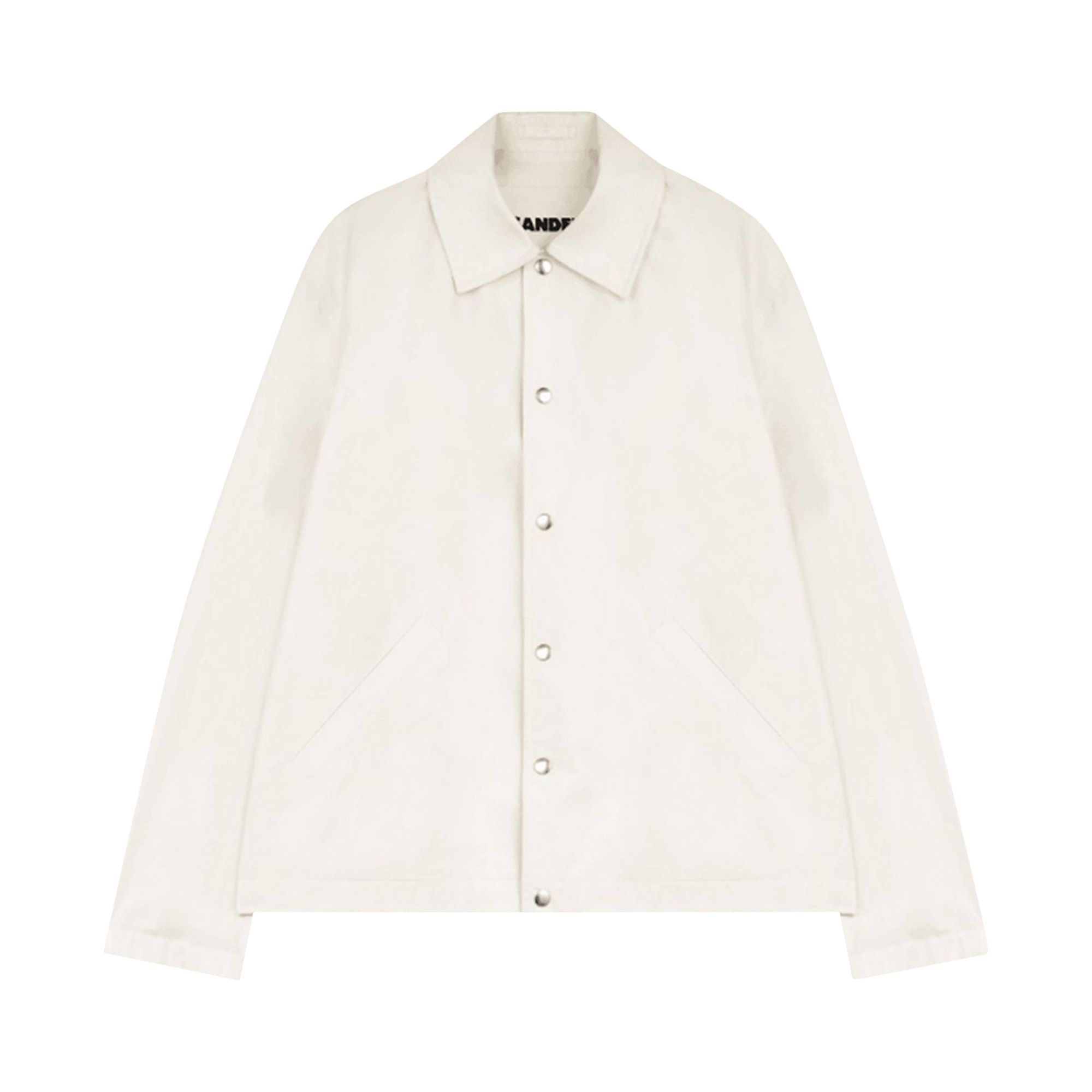 Pre-owned Jil Sander Logo Overshirt 'piuma' | White | Men's Size 52