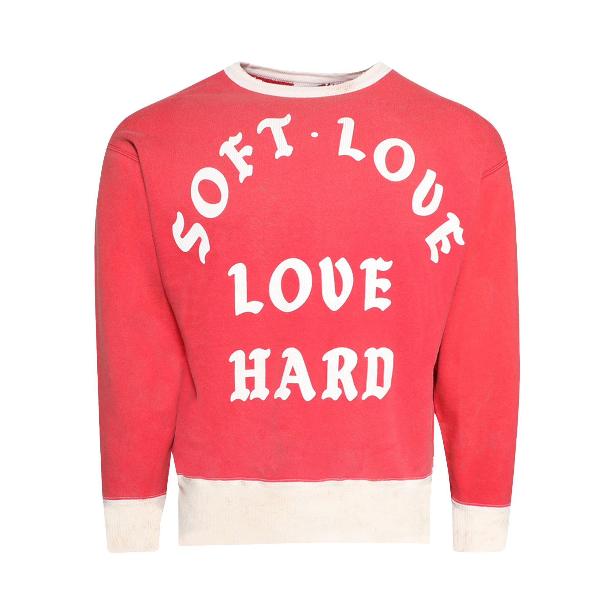 Pre-owned Saint Mxxxxxx Soft Love Sweatshirt 'red' | Men's Size M