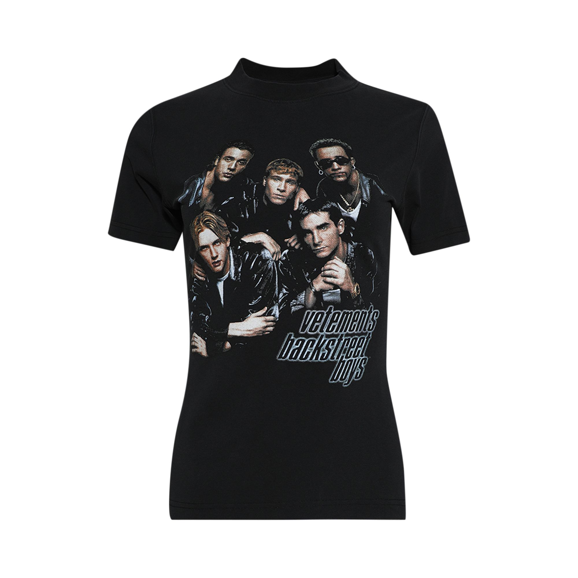 Pre-owned Vetements Backstreetboys Fitted Hourglass T-shirt 'black' | Women's Size M